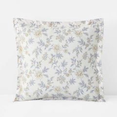 Whispering Garden Premium Smooth Wrinkle-Free Sateen Sham - Gray Multi, Euro