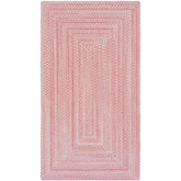 Bambini Braided Chenille Rug - Pink, 7' x 9' Oval