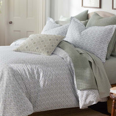 Tira Floral Classic Cool Cotton Percale Sham - Flower Green, Euro