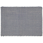 Two-Tone Handwoven Rope Doormat - Navy/Ivory, 2' x 3'