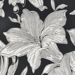 Flora Flat Woven Outdoor Rug - Black, 2' 3" x 3' 11"