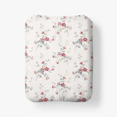 Rupa Premium Smooth Sateen Fitted Bed Sheet - Cream Multi, Full