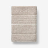 Textured Stripe Bath Sheet - Alabaster