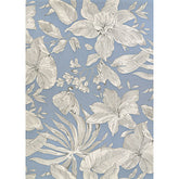 Flora Flat Woven Outdoor Rug - Ice, 8' 1" x 11' 2"
