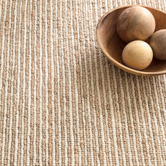 Twiggy Natural Handwoven Jute/Wool Rug - Natural, 2' 6" x 8' Runner