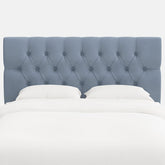 Park Tufted Velvet Headboard - Ocean, Full