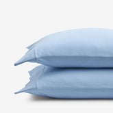 T-Shirt Soft Jersey Knit Pillowcase Set - Cloud Blue, Standard