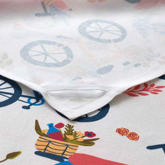 Seasonal Printed Tea Towels, Set of 2 - Wheels