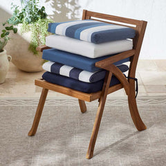 Replacement Knife Edge Chair Cushion - White, 18 in. x 18 in.