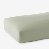 Classic Smooth Wrinkle-Free Sateen Fitted Bed Sheet - Laurel Green, Twin XL
