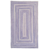 Bambini Braided Chenille Rug - Periwinkle, 4' x 6'