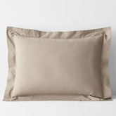 Classic Cool Cotton Percale Sham - Cocoa, Standard