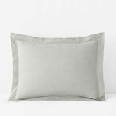 Classic Stripes and Plaids Cool Yarn-Dyed Cotton Percale Sham - Stripe Green, Standard