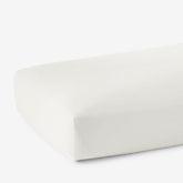 Premium Cool Supima® Cotton Percale Fitted Bed Sheet - Cream, Full