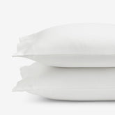 Classic Ultra-Cozy Cotton Velvet Flannel Pillowcase Set - White, Standard