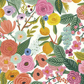 Garden Party Traditional Wallpaper - Rose Multi, Roll