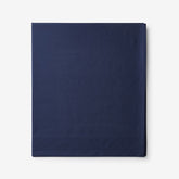Classic Cool Cotton Percale Flat Bed Sheet - Navy, Full
