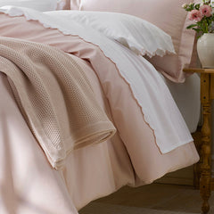 Classic Smooth Sateen Solid Comforter - Blush, Full/Queen