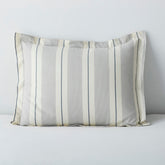 Tailored Stripes and Plaids Classic Cool Cotton Percale Sham - Wide Stripe Navy, King