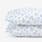 Isadora Classic Cool Cotton Percale Pillowcase Set - Flower, King