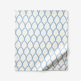 Laurel Classic Smooth Sateen Flat Bed Sheet - Blue, King/Cal King