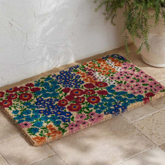 Summer Novelty Coir Doormat - Flower, 24 in. x 36 in.