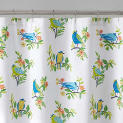 Summer Prints Classic Cool Cotton Percale Shower Curtain - Bird Days