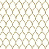 Laurel Traditional Wallpaper - Gold, Swatch