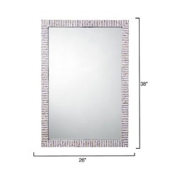 Mother-of-pearl Mosaic Rectangle Mirror