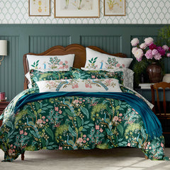 Peacock Classic Smooth Sateen Comforter - Evergreen, King/Cal. King