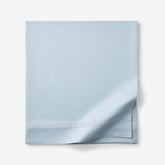 Luxe Smooth Egyptian Cotton Sateen Flat Bed Sheet - Sky Blue, Twin/Twin XL