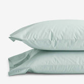 Classic Cool Cotton Percale Pillowcase Set - Sea Mist, Standard