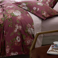 Victorian Bloom Premium Smooth Wrinkle-Free Sateen Duvet Cover - Rose Multi, Full
