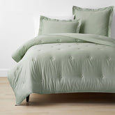 Classic Smooth Rayon Made From Bamboo Sateen Comforter - Tarragon, Full