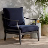 Deep Seat Chair & Seatback Cushion - Navy, Large