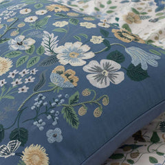 Strawberry Fields Decorative Square Pillow Cover - Green