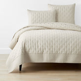 Pintuck Quilt - Oatmeal, King