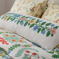 Helena Decorative Lumbar Pillow Cover - Ivory