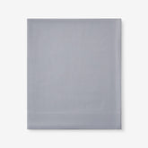 Luxe Ultra-Cozy Cotton Velvet Flannel Flat Bed Sheet Platinum, Deep Pocket King