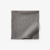 Solid Fringe Napkins, Set of 4 - Stone