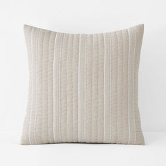 Stripe Quilted Sham - Pinstripe, Euro