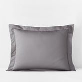 Premium Smooth Supima® Cotton Wrinkle-Free Sateen Sham - Silver, Standard