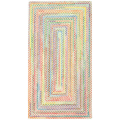 Garden Stripe Reversible Braided Cotton Rug - Multi, 7' x 9'