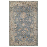 Hand Knotted Persian Wool Rug - Blue, 2' x 3'