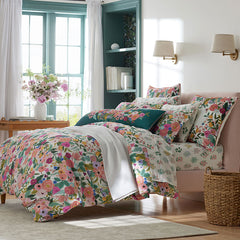 Garden Party Decorative Lumbar Pillow Cover - Green Multi