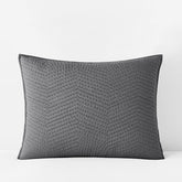 Voile Sham - Graphite, King