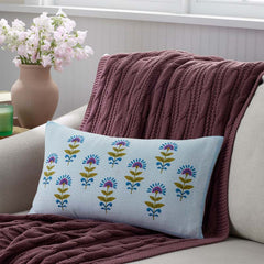 Idril Butti Decorative Lumbar Pillow Cover - Multi