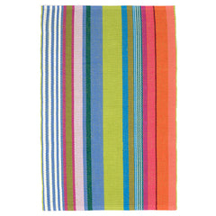 Mellie Stripe Handwoven Cotton Rug - Multi, 4' x 6'