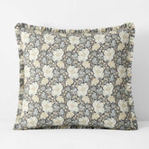 Tapestry Floral Reversible Garment Washed Cotton Percale Sham - Ivory Multi, Euro