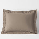 Classic Cool Cotton Percale Sham - Mocha, Standard